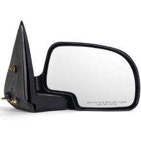 استبدال مرآة الجانب الأيسر للسائق لعام 2007-2013 تشيفي سيلفرادو جي إم سي سييرا 1500 2500 3500 HD يوكون XL سوبربان تاهو مرآة باب قابلة للطي يدويًا، GM1320325 in Kuwait