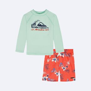Quiksilver Boys 2 Pc Swim Shirt/Short in Kuwait