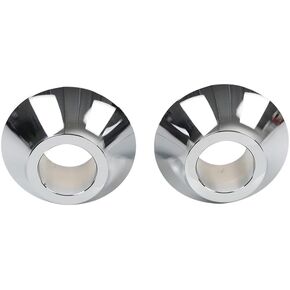 فواصل عجلة بغطاء مدبب للمحور الأمامي 25 مم من Bacar من الكروم والألومنيوم لـ Harley Electra/Road/Street Glide، Ultra Classic، لـ Road King 2008-2023 in Kuwait