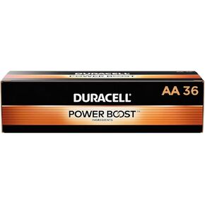 Duracell MN15P36 Standard Battery, AA, Alkaline, PK36 Lighting, 36 Count (Pack of 1), Black in Kuwait