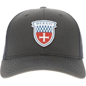 Beechcraft Shield Velocity Trucker Hat - Red/White/Blue in Kuwait