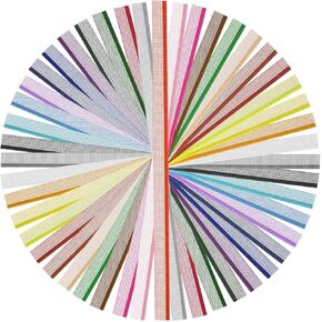 24 قطعة من أشرطة نهاية تجليد الكتب، مجموعة مواد تجليد الكتب القطنية مقاس 12 بوصة 24 لونًا للديكور، لوازم تجليد الكتب الملونة لمجموعة أدوات إصلاح الكتب (ألوان ثابتة) in Kuwait