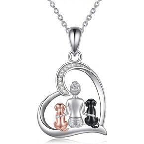 Dog Pendant Necklace for Women Pet Animal Memorial Jewelry Gifts for Dogs Lovers in Kuwait