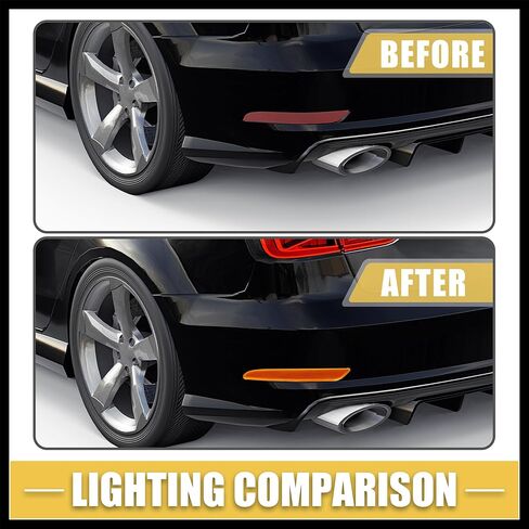Front LED Bumper Side Marker Light 2218200121 for Mercedes-Benz W221 S550 2007-2008 PC ABS Orange Durable Material in Saudi Arabia