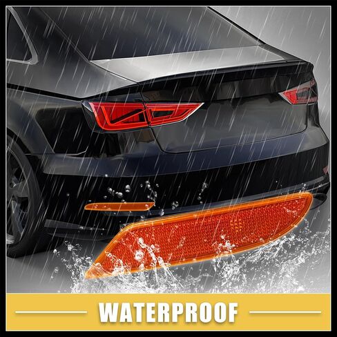 Front LED Bumper Side Marker Light 2218200121 for Mercedes-Benz W221 S550 2007-2008 PC ABS Orange Durable Material in Saudi Arabia