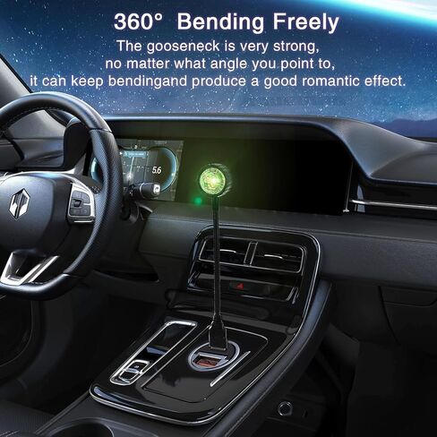 1PC Star Projector Night Light Adjustable LED Interior Car Light Plug and Play for Car Roof, Bedroom Ambience, Home Decor, Blue, Violet in Saudi Arabia