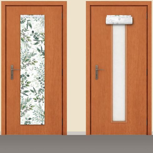 2 Pcs Eucalyptus Classroom Curtains for Door Window Decor, Classroom Blackout Door Window Cover Lockdown for Office Kindergarten Primary School Teachers 8.7 x 40Inches in Saudi Arabia