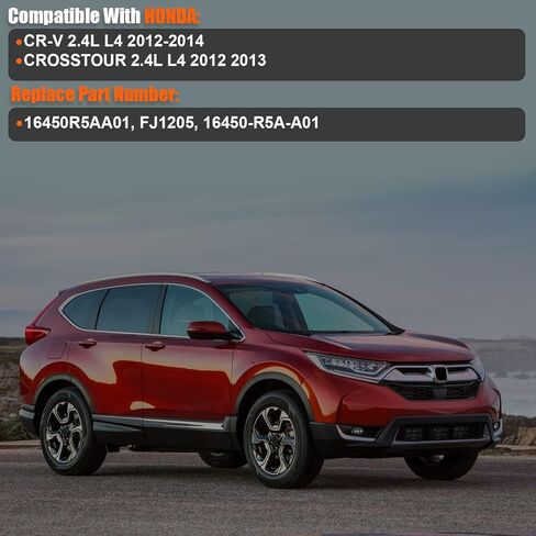 2012-2014 Fuel Injector Compatible for Honda CR-V 2012-2014 Crosstour 2012-2013, 2.4L L4, Replace 16450R5AA01 FJ1205 84212396 in Kuwait