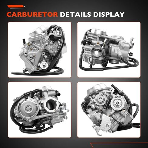 16100-MBA-980 Carburetor Dual Set Compatible with 1998-2003 Honda Shadow Spirit VT750 VT750C2 ACE 750,OEM Replacement for 16100MBA980(Includes Intake Manifold,Oil Filter,Jets,Spark Plug Accessories) in Saudi Arabia