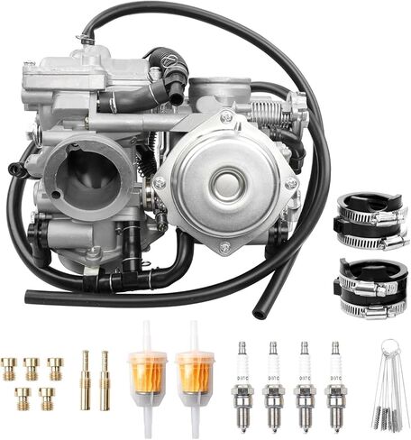 16100-MBA-980 Carburetor Dual Set Compatible with 1998-2003 Honda Shadow Spirit VT750 VT750C2 ACE 750,OEM Replacement for 16100MBA980(Includes Intake Manifold,Oil Filter,Jets,Spark Plug Accessories) in Saudi Arabia