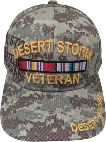 US Military Desert Storm Veteran Shadow Desert Camouflage Baseball Hat Cap in Saudi Arabia