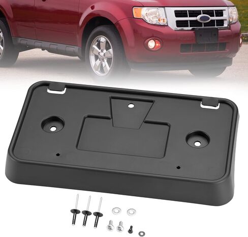HAKA TOUGH Front License Plate Frame for Ford Escape 2008-2012,Front Bumper License Plate Mounting Bracket Holder Cover Accessories,Replace OEM #8L8Z-17A385-AA,1PCS in Saudi Arabia