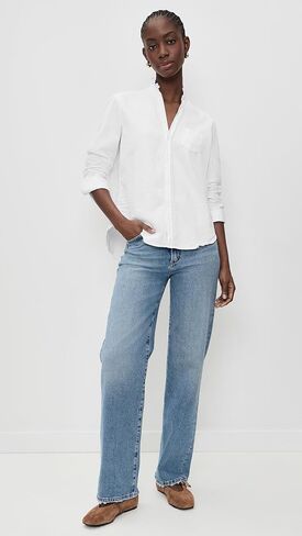 Frank & Eileen Women's Relaxed Button-Up Shirt in Saudi Arabia