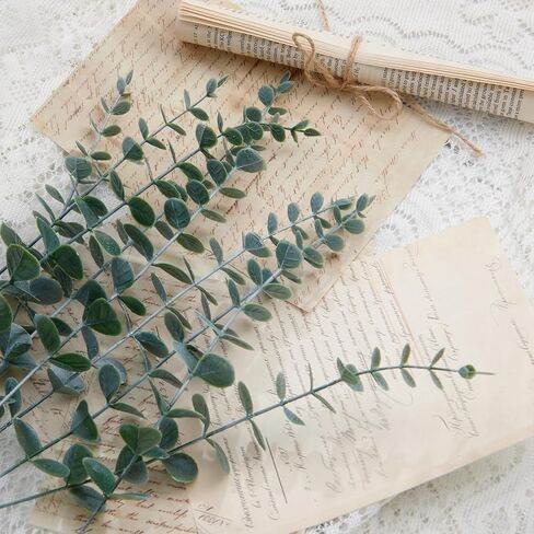 40pcs Eucalyptus Stems Artificial Eucalyptus Leaves Stems,Fake Plants Real Touch Fake Flowers for Home Office Flowers Bouquet Centerpiece Wedding Decoration Spring Easter Farmhouse Home Decoration in Saudi Arabia