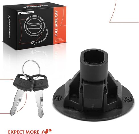 A-Premium Gas Cap Fuel Cap 8U5Z-9C268-B Compatible with Ford F150 F-150 Explorer Escape Expedition Focus Fusion Edge Mustang Taurus & Chrysler 300 & Lincoln MKZ MKX MKS MKT & Mazda Tribute & Dodge in Saudi Arabia