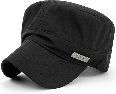 REDSHARKS Water Resistant Cadet Caps for Women Army Military Hats for Men Quick Dry Flat Top Dad Cap in Saudi Arabia