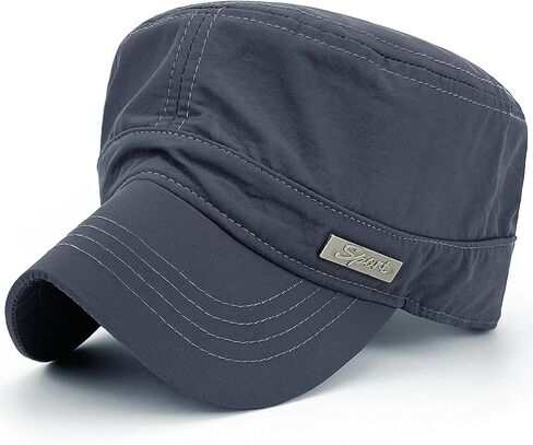 REDSHARKS Water Resistant Cadet Caps for Women Army Military Hats for Men Quick Dry Flat Top Dad Cap in Saudi Arabia