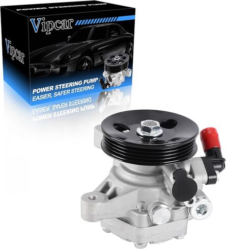مضخة توجيه كهربائية مع بكرة - تناسب 2001-2005 Honda Civic 1.7L L4، 2001-2005 Acura EL 1.7L L4 - يستبدل 215267، 56110-PLA-013، 56110-PLA-023 - مضخة مساعدة الطاقة (21-5267) in Saudi Arabia