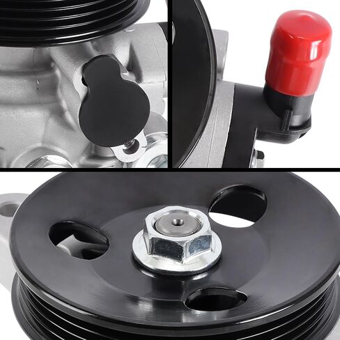 مضخة توجيه كهربائية مع بكرة - تناسب 2001-2005 Honda Civic 1.7L L4، 2001-2005 Acura EL 1.7L L4 - يستبدل 215267، 56110-PLA-013، 56110-PLA-023 - مضخة مساعدة الطاقة (21-5267) in Saudi Arabia