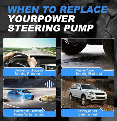 مضخة توجيه كهربائية مع بكرة - تناسب 2001-2005 Honda Civic 1.7L L4، 2001-2005 Acura EL 1.7L L4 - يستبدل 215267، 56110-PLA-013، 56110-PLA-023 - مضخة مساعدة الطاقة (21-5267) in Saudi Arabia