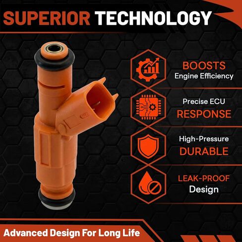 4 Holes Fuel Injectors Set of 8,4.6L fit for Ford for E-350 Club Wagon for 2003, for Lincoln for Mark LT for 2006-2007, for Mercury for Grand Marquis for 2003-2004, Replace# 0280155917 in Saudi Arabia