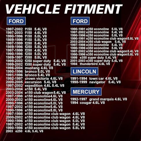 Fuel Injectors 0280150943 4Holes Fits for:Ford F150 1997-2002 5.4L 1997-2003 4.6L 1990-1996 5.0L 1997-2002 Expedition F250 5.4L V8 for:Mustang for:Lincoln Town Car Set of 8 in Kuwait