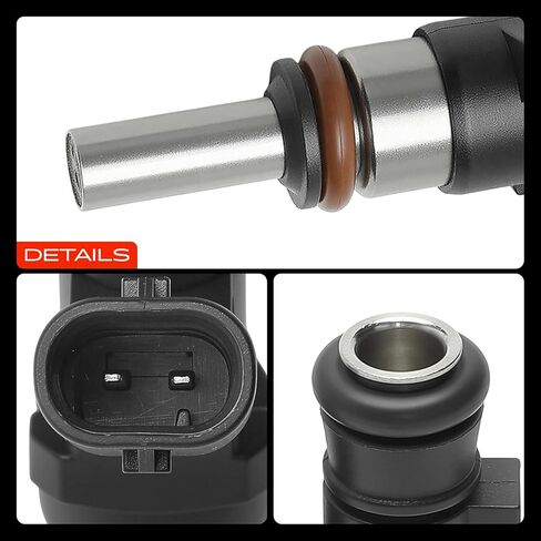 A-Premium 4 Holes 8 Pcs Fuel Injectors Compatible with Mercedes-Benz C63 AMG 2008-2015, E63 CLS63 ML63 AMG 2007-2011, S63 AMG 2008-2013, SL63 AMG 2009/2011-2012, R63 AMG 2007, CL63 AMG, SLS AMG in Saudi Arabia