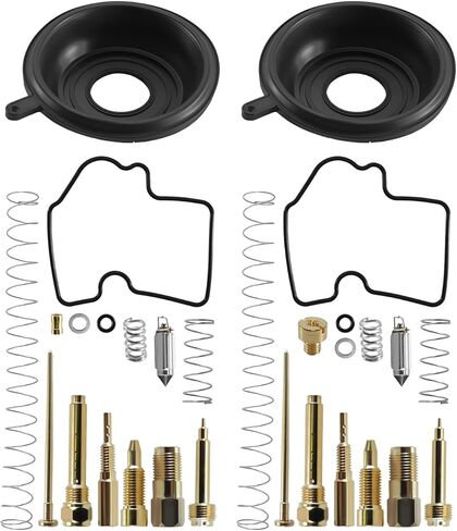 طقم إعادة بناء المكربن ​​مناسب لـ Kawasaki Brute Force 650 KVF650D/E 2005-2013 Prairie 650 KVF650A/B 2002-2003، قطعتان in Kuwait