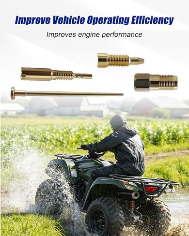 طقم إعادة بناء المكربن ​​مناسب لـ Kawasaki Brute Force 650 KVF650D/E 2005-2013 Prairie 650 KVF650A/B 2002-2003، قطعتان in Kuwait