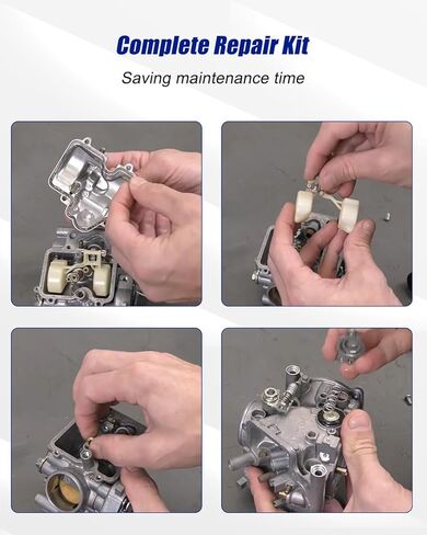طقم إعادة بناء المكربن ​​مناسب لـ Kawasaki Brute Force 650 KVF650D/E 2005-2013 Prairie 650 KVF650A/B 2002-2003، قطعتان in Kuwait