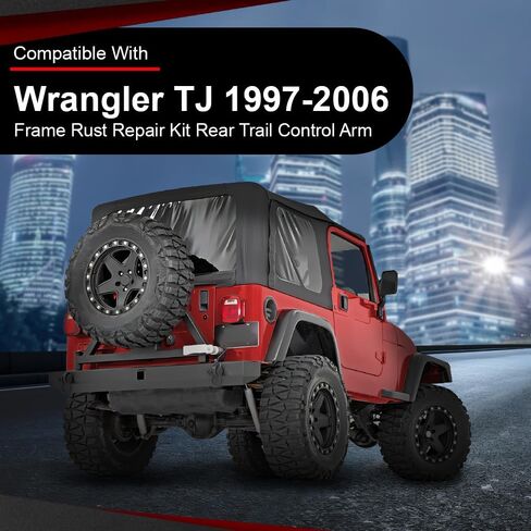 Frame Rust Repair Rear Set Trail Control Arm LH&RH Compatible with Jeep Wrangler 1997-2006 GNT56214979 in Kuwait