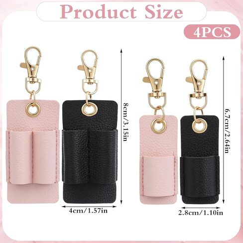 4 PCS Pen Holder for Lanyard Leather Pen Lanyard Keychain for Nurse Clerk Office School in Kuwait