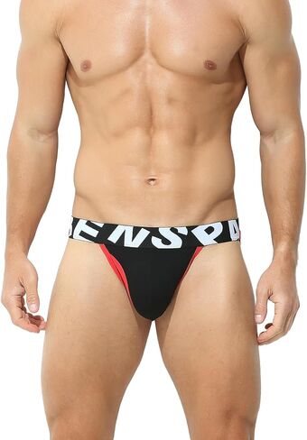 Athletic Men’s Jockstrap Thong, Ultra Soft Contrast Trim & Athletic Fit in Saudi Arabia