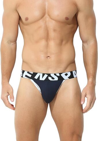 Athletic Men’s Jockstrap Thong, Ultra Soft Contrast Trim & Athletic Fit in Saudi Arabia