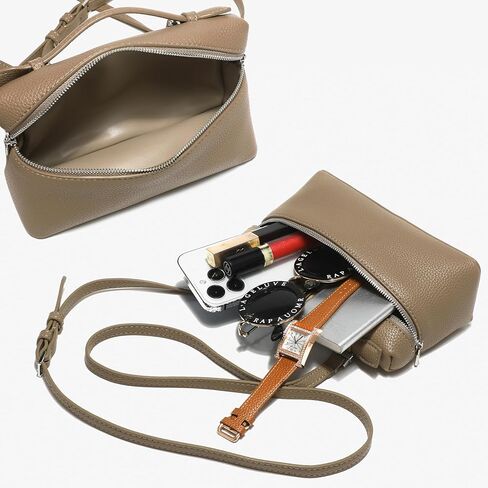 حقيبة كروس من ريجولي للنساء بمقبض علوي وحقيبة كتف جلدية صغيرة in Kuwait