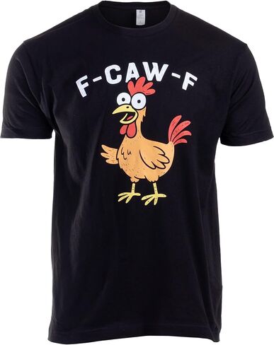 F Caw F قميص - قمصان مضحكة للرجال الجدة F-Caw-F الدجاج الغراب النسر الديك Fcawf تي شيرتات عجيبة للرجال أو النساء in Saudi Arabia