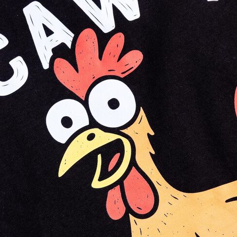 F Caw F Shirt - Funny Men's Novelty Shirts F-Caw-F Chicken Crow Eagle Rooster Fcawf Funny T-Shirt for Men or Women in Saudi Arabia