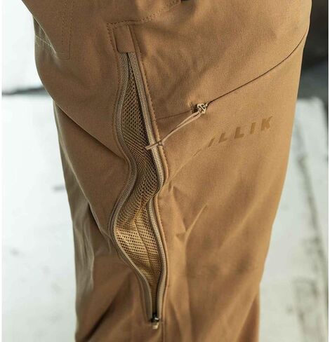 Killik Men's Summit Mountain Hunting Pants, Insulated Design, Waterproof and Tactical for Winter Outdoor Adventures, Dark Khaki 36x34 in Kuwait