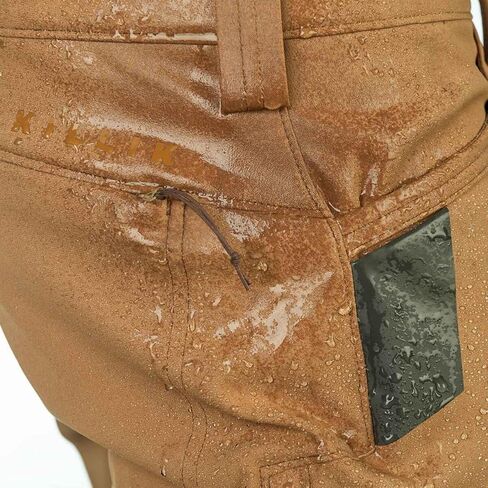 Killik Men's Summit Mountain Hunting Pants, Insulated Design, Waterproof and Tactical for Winter Outdoor Adventures, Dark Khaki 36x34 in Kuwait