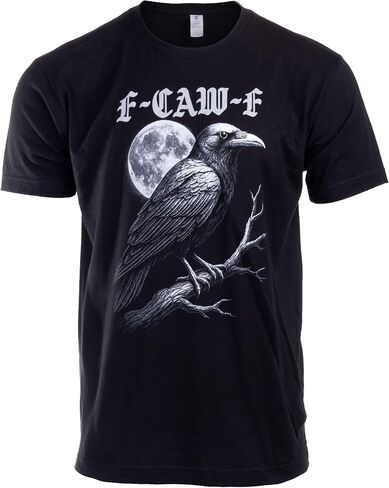 F Caw F Shirt - Funny Men's Novelty Shirts F-Caw-F Chicken Crow Eagle Rooster Fcawf Funny T-Shirt for Men or Women in Saudi Arabia