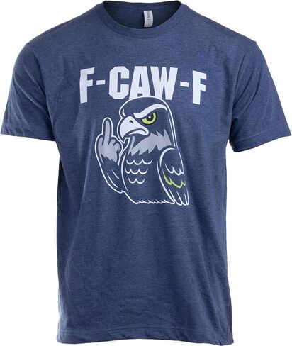 F Caw F Shirt - Funny Men's Novelty Shirts F-Caw-F Chicken Crow Eagle Rooster Fcawf Funny T-Shirt for Men or Women in Saudi Arabia