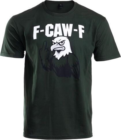 F Caw F Shirt - Funny Men's Novelty Shirts F-Caw-F Chicken Crow Eagle Rooster Fcawf Funny T-Shirt for Men or Women in Saudi Arabia