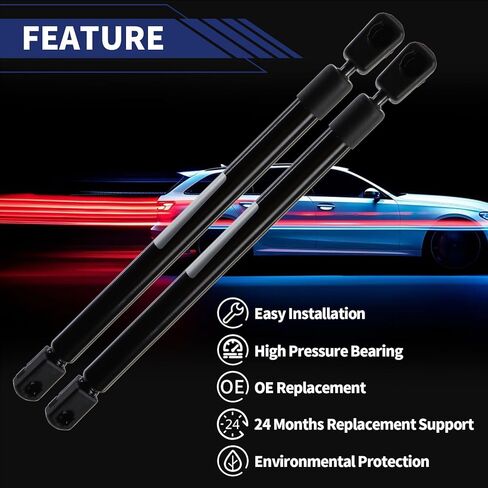 Hood Lift Supports Shock Struts Compatible with 2011-2015 Sorento, 18 inch 73lb/325N Hood Struts Lift gate Strut Gas Spring Replace TSG350009, 2pcs in Kuwait