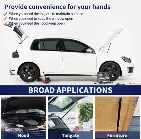 Hood Lift Supports Shock Struts Compatible with 2011-2015 Sorento, 18 inch 73lb/325N Hood Struts Lift gate Strut Gas Spring Replace TSG350009, 2pcs in Kuwait