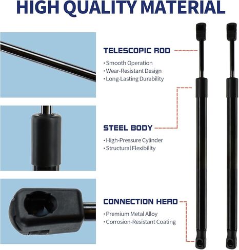 Hood Lift Supports Shock Struts Compatible with 2011-2015 Sorento, 18 inch 73lb/325N Hood Struts Lift gate Strut Gas Spring Replace TSG350009, 2pcs in Kuwait