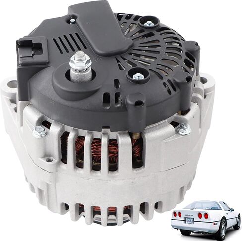 MUCO New Alternator 334-1493 Compatible with Chevy Corvette 1997-2008 ALL Model/2009-2013 6.2L, Corvette 2009-2013 7.0L 13.5V 180Amp 6-Groove Clutch Pulley 13969N 12V 145Amp in Saudi Arabia
