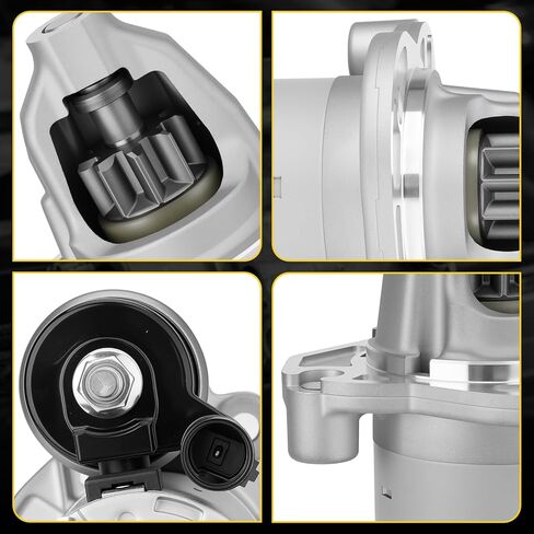 56029852AA New Starter Motor Compatible with Ram 1500 2015-2024, Jeep Wrangler 2012-2023, Dodge Charger 2017-2023, Challenger 2017, Chrysler 300 2017-2023 3.6L V6, Replace # 56029852AB, 19202 in Kuwait