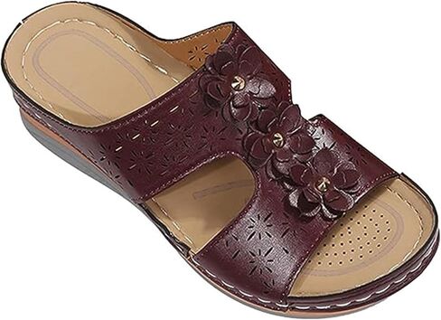 FFMA Flip Flops النساء أحذية المشي النساء أزياء أحذية رياضية الراحة إسفين منصة المتسكعون النساء منصة الصنادل المفتوحة اصبع القدم الكعب الصنادل مع دعم قوس للنساء in Kuwait