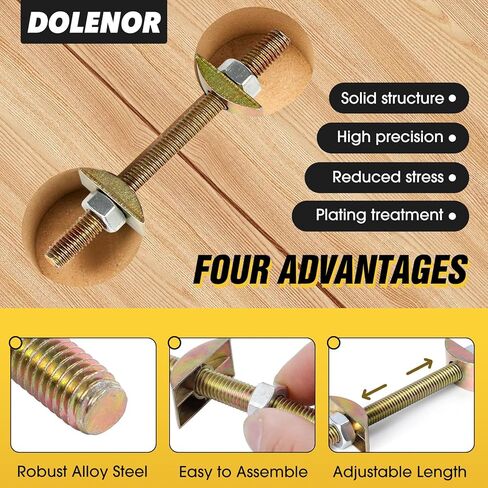 موصلات مفصلي كونترتوب ، السحابات العليا العليا الترباس ، مرحلات كتلة الجزار يرسم البراغي ، موصل البراغي ميتري أجهزة إطار السرير | الأثاث in Kuwait