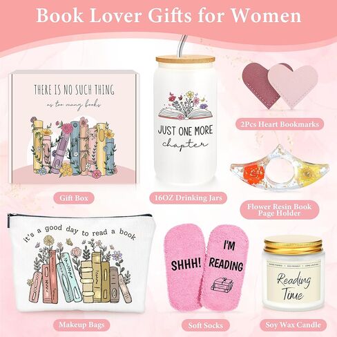 Book Lover Gifts for Women Book Gifts for Book Lovers Women Book Accessories for Women Bookish Gifts for Women Gift for Readers Book Club Gift for Women Present for a Book Lover Reading Gift for Women in Saudi Arabia
